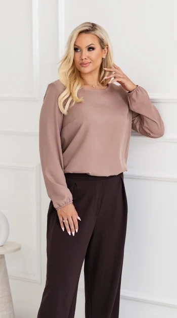bluza-dama-bej-cu-elastic-la-manseta-si-in-talie
