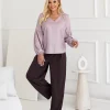 bluza-dama-bej-cu-imprimeu-buline-si-maneci-bufante