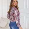 bluza-dama-cu-imprimeu-ornamental-rosu-si-elastic-in-talie