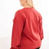 bluza-dama-rosie-din-bumbac-marime-mare