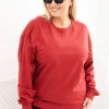 bluza-dama-rosie-din-bumbac-marime-mare