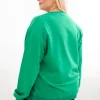 bluza-dama-verde-din-bumbac-marime-mare