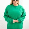 bluza-dama-verde-din-bumbac-marime-mare