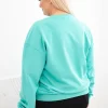 bluza-dama-verde-menta-din-bumbac-marime-mare