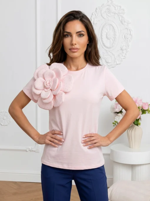 bluza-din-bumbac-cu-aplicatie-floare-3d-cu-strasuri