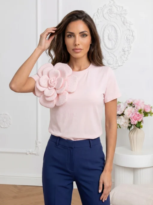 bluza-din-bumbac-cu-aplicatie-floare-3d-cu-strasuri