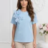 bluza-din-bumbac-cu-flori-3d-din-organza-si-perle
