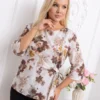 bluza-din-bumbac-cu-imprimeu-floral-si-funda-laterala