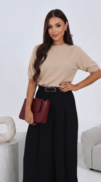 bluza-din-tricot-fin-cu-maneca-scurta