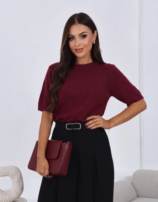 bluza-din-tricot-fin-cu-maneca-scurta