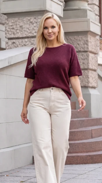 bluza-din-tricot-fin-cu-maneci-scurte