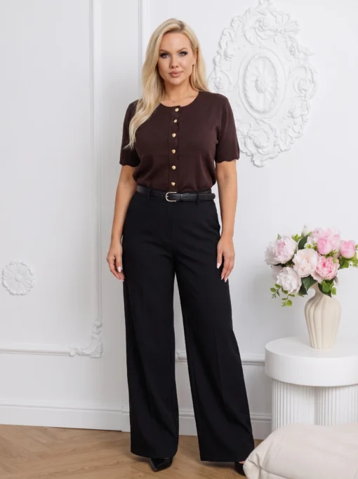 bluza-din-tricot-fin-cu-nasturi-metalici-in-forma-de-scoica