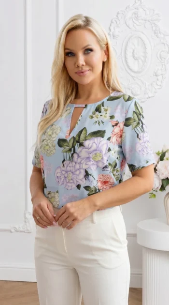 bluza-eleganta-cu-imprimeu-floral-bogat