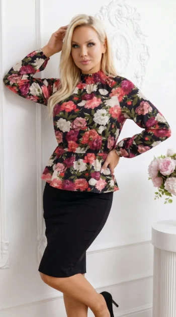 bluza-eleganta-cu-imprimeu-floral-vibrant