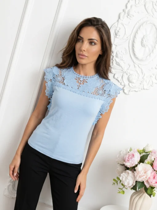 bluza-eleganta-din-bumbac-cu-dantela-crosetata