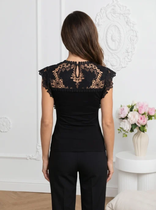 bluza-eleganta-din-bumbac-cu-dantela-crosetata