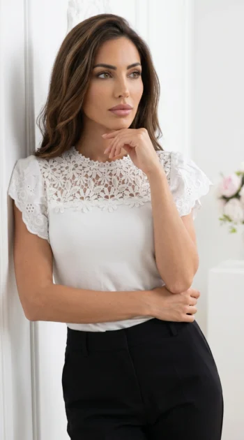 bluza-eleganta-din-bumbac-cu-dantela-si-maneci-fluture