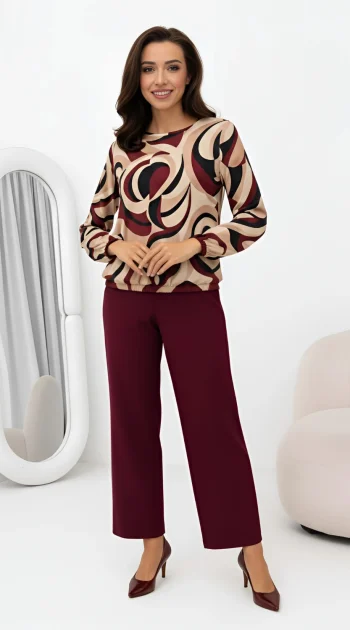 bluza-eleganta-din-vascoza-cu-imprimeu-abstract-si-maneci-lungi