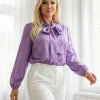bluza-eleganta-lila-din-satin-cu-funda-la-gat-si-croi-lejer
