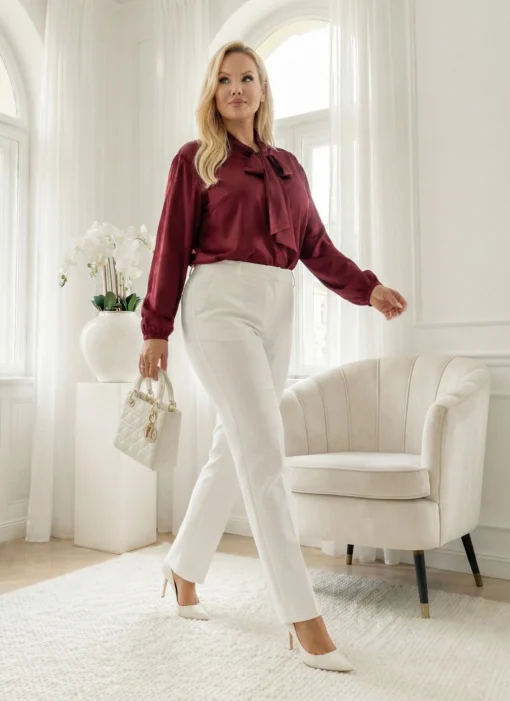 bluza-eleganta-marime-mare-bordo-din-satin-cu-funda-la-gat-si-croi-lejer