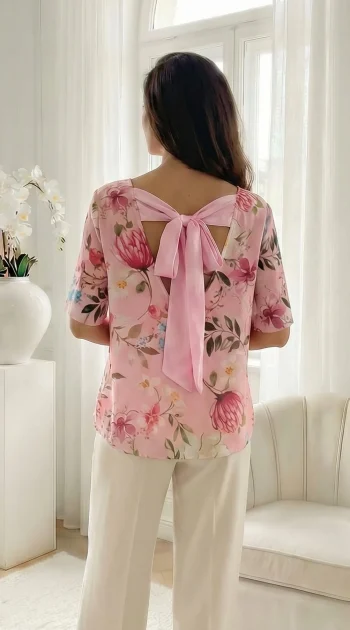 bluza-eleganta-roz-cu-imprimeu-floral-si-funda-la-spate