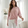 bluza-eleganta-roz-pudra-cu-strasuri-stralucitoare