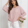 bluza-eleganta-roz-pudra-cu-strasuri-stralucitoare