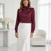 bluza-eleganta-satinata-bordo-cu-decolteu-drapat-si-nasturi-decorativi