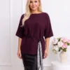 bluza-lejera-din-tricot-fin-cu-cordon-in-talie
