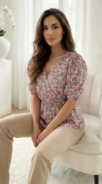 bluza-tip-peplum-cu-imprimeu-floral-si-maneci-bufante