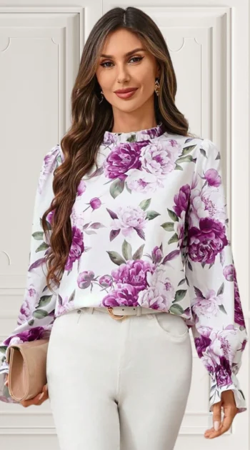 camasa-alba-cu-imprimeu-floral-mov