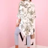 camasa-alba-lejera-cu-imprimeu-floral-kaki