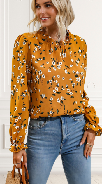camasa-avani-galbena-cu-imprimeu-floral