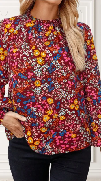 camasa-cu-imprimeu-floral-colorat-si-maneci-bufante