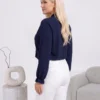camasa-eleganta-cu-esarfa-la-guler-si-accesoriu-auriu