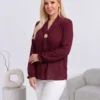 camasa-eleganta-cu-esarfa-la-guler-si-accesoriu-auriu