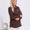 camasa-eleganta-cu-esarfa-la-guler-si-accesoriu-auriu