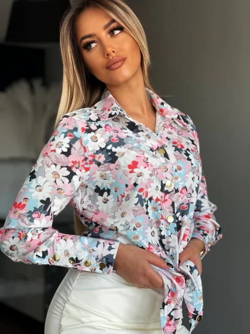 camasa-eleganta-cu-imprimeu-floral-pastel