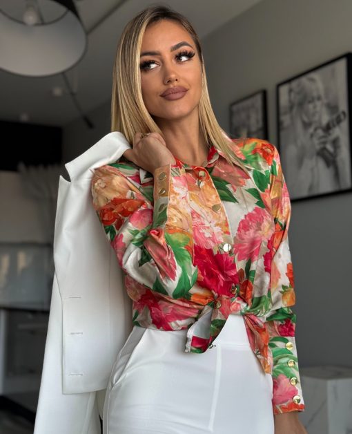 camasa-eleganta-cu-imprimeu-floral-tropical