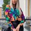 camasa-eleganta-multicolora-cu-model-abstract-si-nasturi-aurii