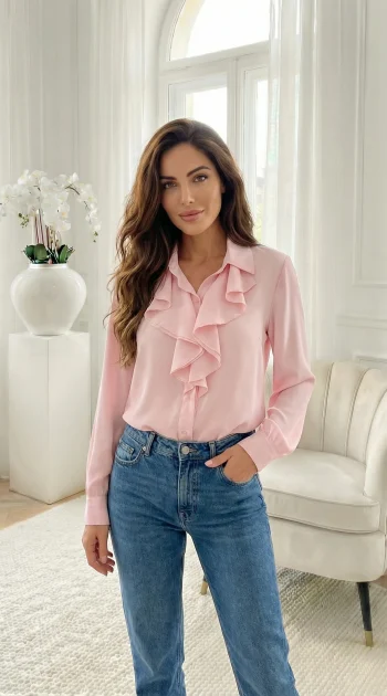 camasa-eleganta-roz-cu-volane-frontale