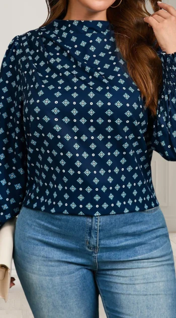 camasa-marime-mare-bleumarin-cu-imprimeu-geometric