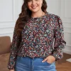 camasa-marime-mare-inflorata-cu-maneci-lungi-bufante