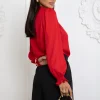 camasa-rosie-eleganta-cu-volane-si-snur-la-gat