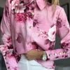 camasa-roz-eleganta-cu-imprimeu-floral-si-nasturi-aurii