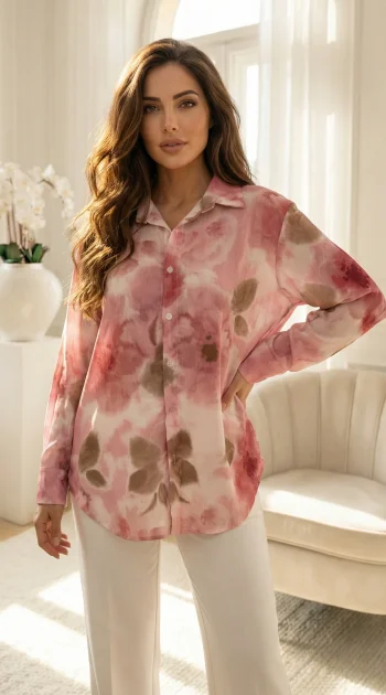 camasa-vaporoasa-cu-imprimeu-abstract-in-nuante-de-roz