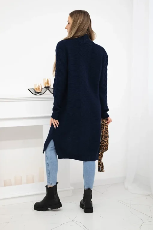 cardigan-bleumarin-lung-tricotat-cu-model-impletit