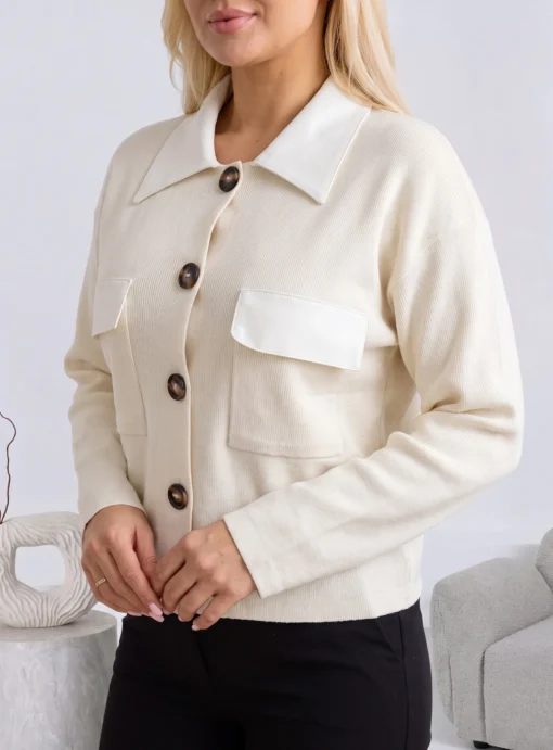 cardigan-din-tricot-cu-guler-si-buzunare-din-piele-ecologica