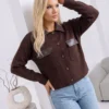 cardigan-din-tricot-cu-guler-si-buzunare-din-piele-ecologica
