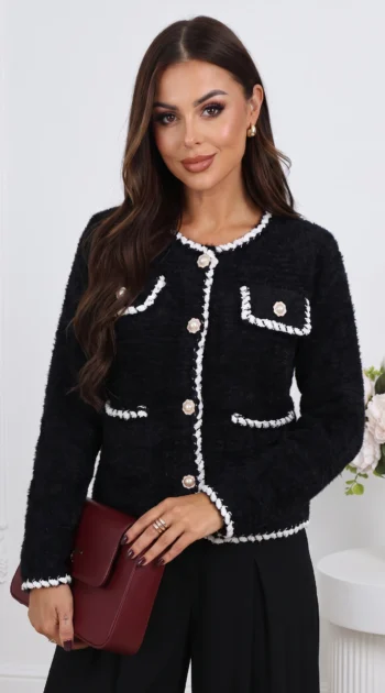 cardigan-din-tricot-pufos-cu-nasturi-perlati